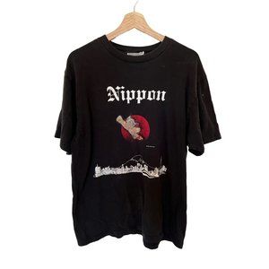 Tezuka Osamu Original Nippon Astro Boy Reflections Black Short Sleeve Tshirt Men